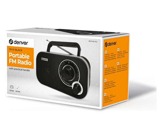 Denver Radio FM Denver TR-51 czarne - 1535070 - zdjęcie 4